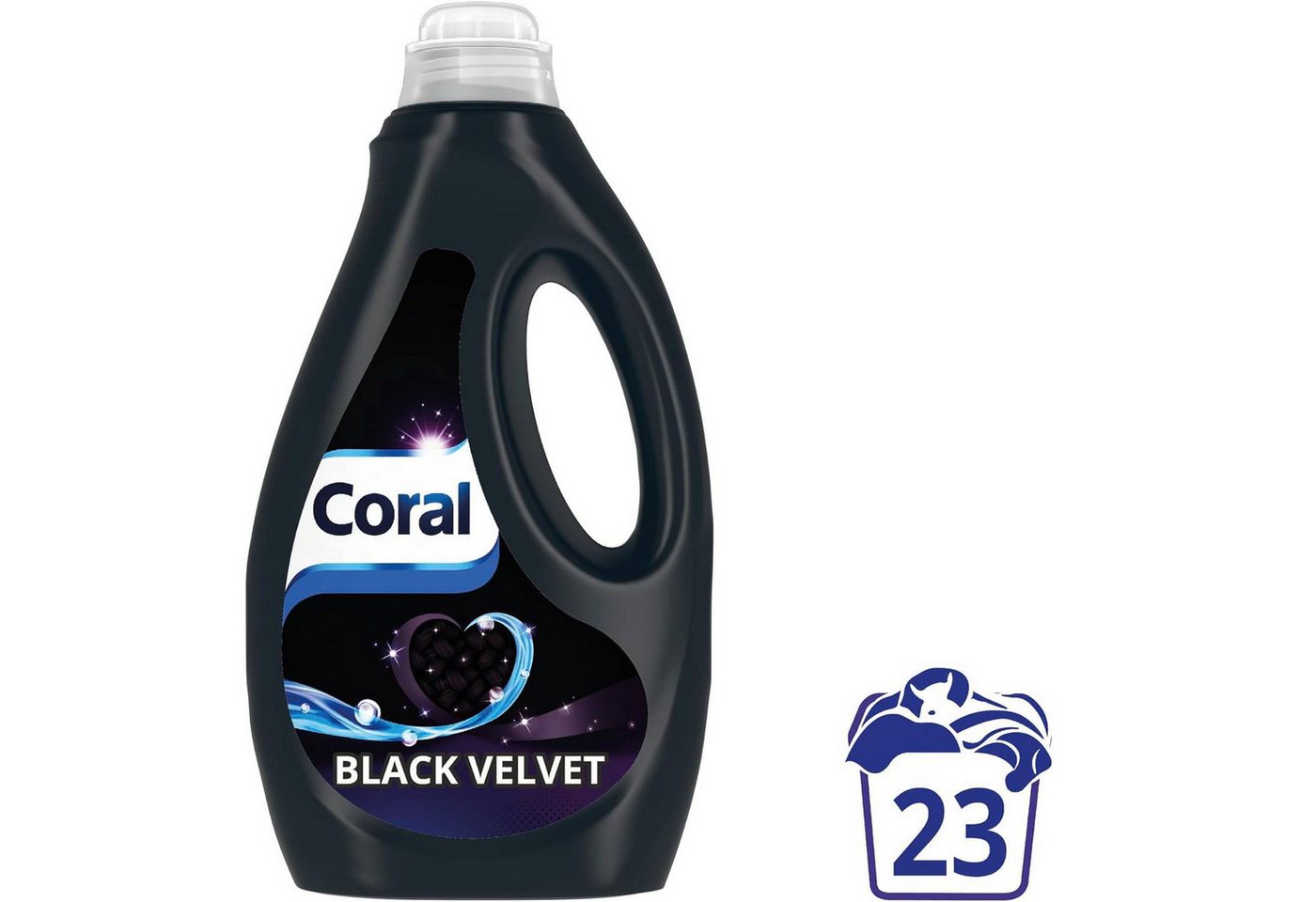 Coral Black Velvet 23WL (1.15L) für länger intensives Schwarz Colorwaschmittel (1-St) von Coral