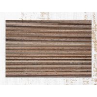 Chike Bamboo Braun Vinyl Matte, Brauner Teppich, Bronze Linoleum Holz Bodenmatte, Vinylboden, Kunstmatte von CoralHorizon