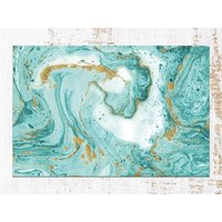 Dekorative Marmor Abstrakte Vinyl Matte, Grüner Vinylteppich, Gold Linoleumteppich, Bodenmatte, Linoleummatte, Küchendekoration Dekorative Marmor Abstrakte Vinyl Matte, Grüner Vinylteppich, Gold Linoleumteppich, Bodenmatte, Linoleummatte, Küchendekoration von CoralHorizon