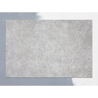 Grau Betonplatte Teppich Vinyl Matte, Grauer Teppich, Silber Linoleum Solid Bodenmatte, Pvc Küchendekoration, Küchenmatten Für Den Boden von CoralHorizon