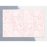 Hellrosa Marmorfliesen Vinylmatte, Rosa Vinylteppich, Orangefarbener Linoleumteppich, Marmor Vinylbodenmatte, Linoleummatte, Dekorative Matte Hellrosa Marmorfliesen Vinylmatte, Rosa Vinylteppich, Orangefarbener Linoleumteppich, Marmor Vinylbodenmatte, Linoleummatte, Dekorative Matte von CoralHorizon