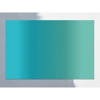 Türkis Ombre Einfache Vinyl Bodenmatte, Mintfarbene Teppich, Teppich Ombre, Komfort Matte von CoralHorizon