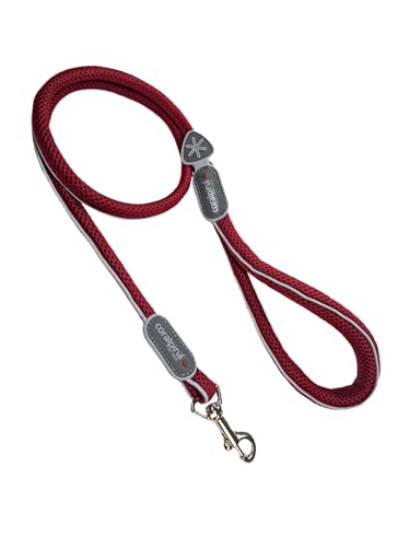 Coralpina Hundeleine für Welpen, italienisches Design, weich, Airmesh, 1,4 m, Rotwein von coralpina