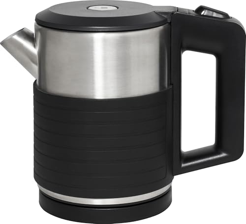 Corby Canterbury 0,6 l doppelwandiger Wasserkocher aus gebürstetem Stahl – EU-Stecker von Corby of Windsor