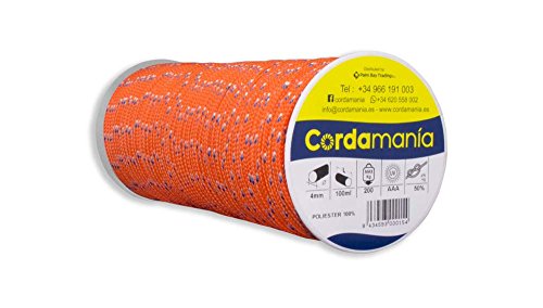 Cordamanía CMDE07CGGZ seil, orange, 4 mm von Cordamanía