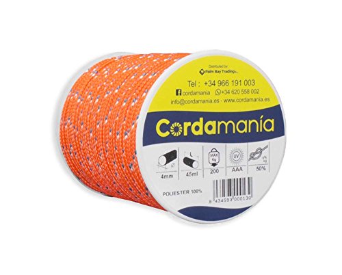 cordamanía cmde07cjgz – Seil (4 mm) Orange von Cordamanía