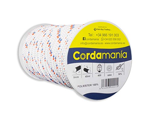 cordamanía cmde12cjdz – Seil (8 mm) weiß von Cordamanía