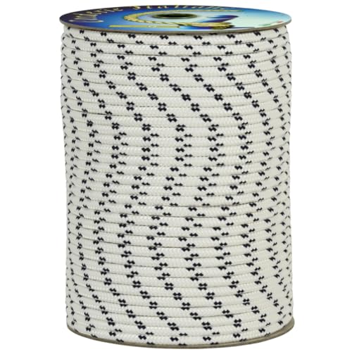 Corderie Italiane 006006022 Schiffsseil, 06 mm-100 m Weiß, mit blauen Akzenten Corderie Italiane 006006022 Schiffsseil, 06 mm-100 m Weiß, mit blauen Akzenten von Corderie Italiane