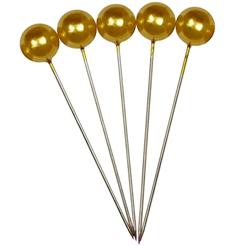 Corderie Italiane 006042570 Deko-Nadeln, Durchmesser: 10 x 50 mm, 50 Stück, goldfarben von Corderie Italiane