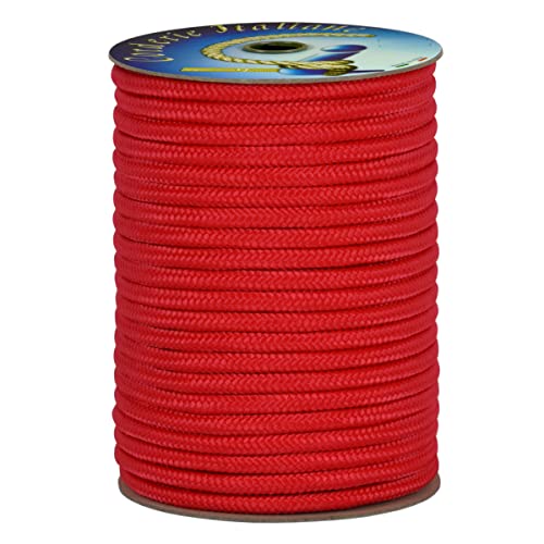 Corderie Italiane 006064411 Polypropylengeflecht rot 8 mm - 100 m von Corderie Italiane