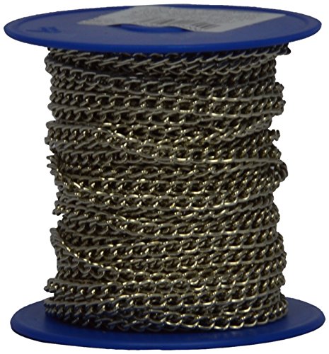 Corderie Italiane 2008200 – 00 Curb Chain, 1.2 x 4.5 x 1.5, 25 mt, Nickel von Corderie Italiane