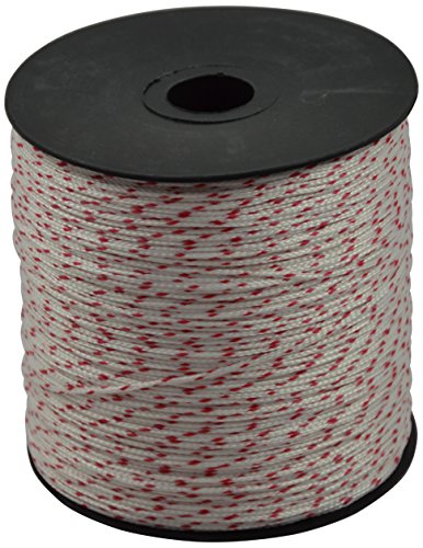 Corderie Italiane 6003472 – 00 Seil aus Nylon, 1,8 mm-500 MT, in dem Film, Weiß/Rot von Corderie Italiane
