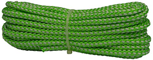 Corderie Italiane 6015307-00 Sports Braid, 6 mm-10 m, biverde Grippe/Weiß, Farbe: grün/weiß von Corderie Italiane