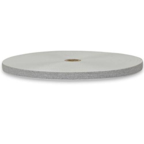 corderie Italiane 2035442 – 00 Gurt Baumwolle 22 mm 50 m grau von Corderie Italiane