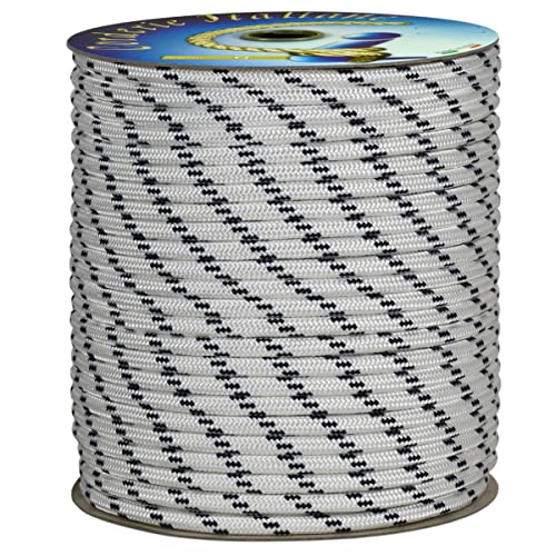 corderie Italiane 6000815 – 00 Braid nautica-14 mm-030 MT weiß mit Etikett aus Kunststoff blau Farbe: weiß blau mit Marker corderie Italiane 6000815 – 00 Braid nautica-14 mm-030 MT weiß mit Etikett aus Kunststoff blau Farbe: weiß blau mit Marker von Corderie Italiane