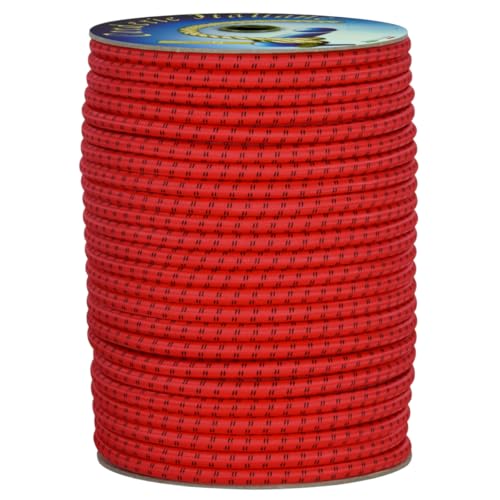 corderie Italiane 6003649 – 00 Braid elastisch 8 mm-5 M rot von Corderie Italiane