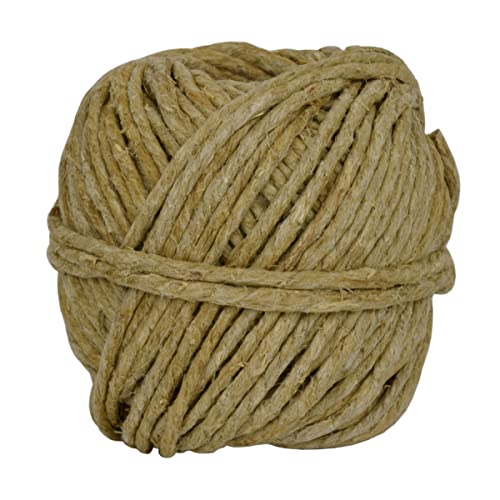 corderie Italiane 6015512 – 00 Kettenmuster Hemp Titel 2/1 – 100 g Natur von Corderie Italiane