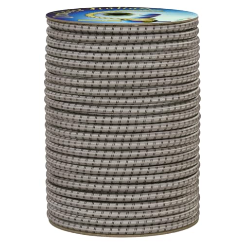corderie Italiane 6032199 – 00 Braid elastisch 8 mm-50 M Grau Perle von Corderie Italiane