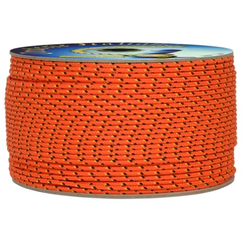corderie Italiane 6037712 – 00 Freizeit Fantasy Zopf 2,5 mm-50 M Orange Color: Orange von Corderie Italiane