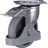 VARIOfit Bremsrolle 125 x 32 mm grau (thermoplastisch) von Cordes