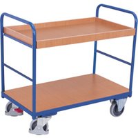 VARIOfit Etagenwagen niedrig 1.200 x 800 mm 1 Boden und 1 Tablett von Cordes