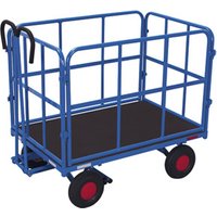 VARIOfit Handpritschenwagen mit 4 Rohrgitterwänden Luftbereifung 940 x 640 mm Traglast 700 kg von Cordes