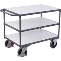 VARIOfit Schwerer ESD Tischwagen mit 3 Ladeflächen 1.000 x 700 mm von Cordes