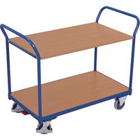 VARIOfit Tischwagen mit 2 Ladeflächen 1.000 x 600 mm 2 Schiebegriffe von Cordes