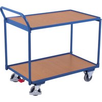 VARIOfit Tischwagen mit 2 Ladeflächen 985 x 595 mm Schiebegriff nach oben gerichtet von Cordes