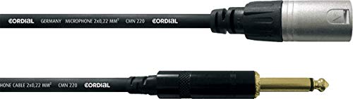 CORDIAL Kabel audio XLR male/jack mono 10 m Kabel AUDIO Essentials XLR / Jack von CORDIAL