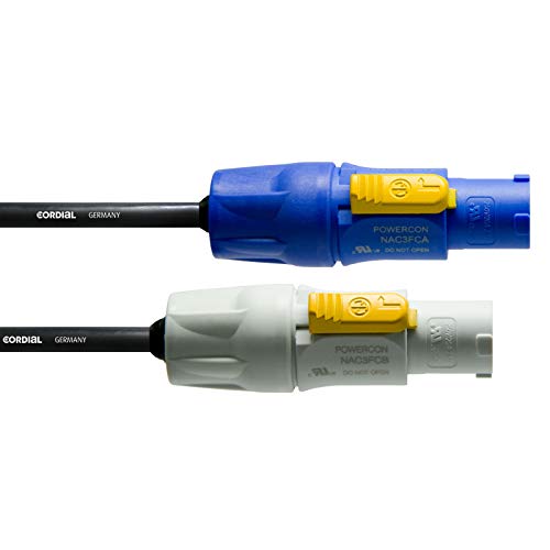 CORDIAL Kabel PowerCON Power Twist 1,5 m Stromkabel Powercon Standard von CORDIAL