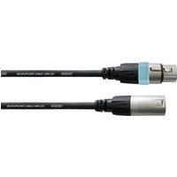 Cordial CCM20FM XLR Verbindungskabel [1x XLR-Buchse - 1x XLR-Stecker] 20.00m Schwarz von Cordial