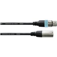 Cordial CCM5FM XLR Verbindungskabel [1x XLR-Buchse - 1x XLR-Stecker] 5.00m Schwarz von Cordial