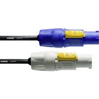 Cordial CFCA 1,5 FCB Strom Anschlusskabel [1x PowerCon-Stecker - 1x PowerCon-Stecker] 1.50m Blau, We von Cordial