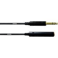 Cordial CFM 10 VK Audio Verlängerungskabel [1x Klinkenstecker 6.35mm - 1x Klinkenbuchse 6.35 mm] 10 von Cordial