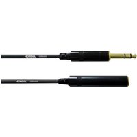 Cordial CFM 3 VK Audio Verlängerungskabel [1x Klinkenstecker 6.35mm - 1x Klinkenbuchse 6.35 mm] 3.0 von Cordial