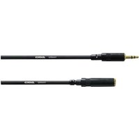 Cordial CFS 5 WY Audio Verlängerungskabel [1x Klinkenstecker 3.5mm - 1x Klinkenbuchse 3.5 mm] 5.00m von Cordial
