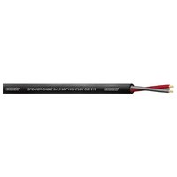 Cordial CLS 215 Black 100 Lautsprecherkabel 2 x 1.50mm² Schwarz Meterware von Cordial