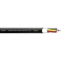 Cordial CLS 440 Black 100 Lautsprecherkabel 4 x 4mm² Schwarz Meterware von Cordial