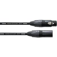Cordial CPM 1 FM XLR Verbindungskabel [1x XLR-Buchse - 1x XLR-Stecker] 1.00m Schwarz von Cordial