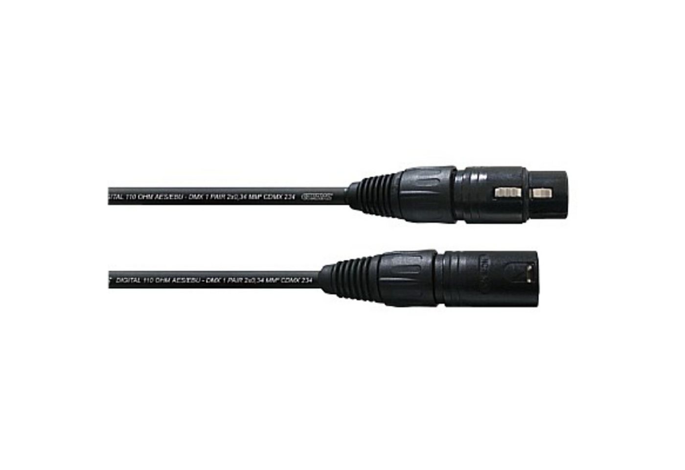 Cordial Lampen-Verbindungskabel, CPD 20 FM DMX AES/EBU Kabel XLR, 20m - DMX Kabel von Cordial