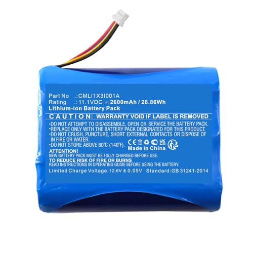 CoreParts Battery 11.1V 2600mAh 28.86Wh for COMEN Medical, MBXMED-BA760 CoreParts Battery 11.1V 2600mAh 28.86Wh for COMEN Medical, MBXMED-BA760 von CoreParts