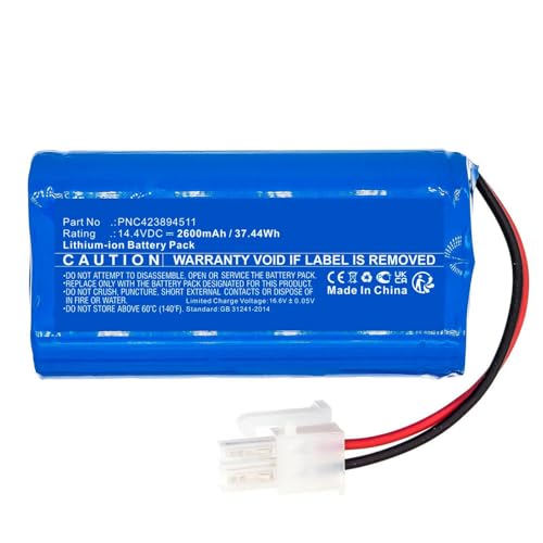 CoreParts Battery 14.4V 2600mAh 37.44Wh for Concept Vacuum, MBXVAC-BA0622 von CoreParts