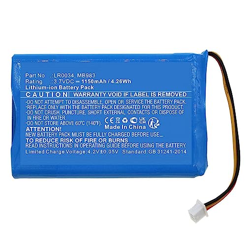 CoreParts Battery 4.26Wh Li-ion 3.7V 1150mAh for Mir Medical, MBXMED-BA663 von CoreParts