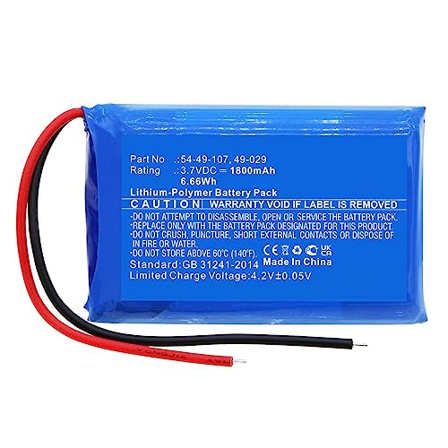 CoreParts Battery 6.66Wh Li-Pol 3.7V 1800mAh, MBXSRVY-BA416 CoreParts Battery 6.66Wh Li-Pol 3.7V 1800mAh, MBXSRVY-BA416 von CoreParts