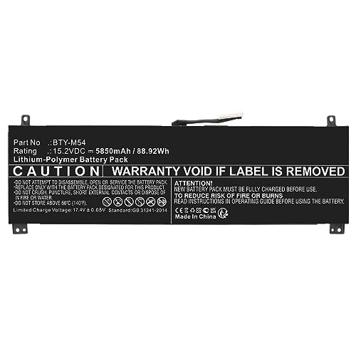 CoreParts Battery 88.92Wh Li-ion 15.2V 5850mAh Black for MSI, MBXMSI-BA0021 CoreParts Battery 88.92Wh Li-ion 15.2V 5850mAh Black for MSI, MBXMSI-BA0021 von CoreParts