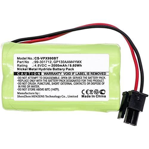 CoreParts Battery for Alarm System 9.60Wh NI-Mh 4.8V 2000mAh, W125989592 (9.60Wh NI-Mh 4.8V 2000mAh Green for Visonic Alarm System PowerMaster 10, PowerMax 99-301712 Control Pan,) von CoreParts