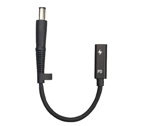 CoreParts Conversion Cable for HP Convert USB-C to 7.4 * 5.0mm, W126444418 (Convert USB-C to 7.4 * 5.0mm Connects All HP Laptop That Require 7.4 * 5.0mm to USB-C Chargers - Upto 100Watt) von CoreParts