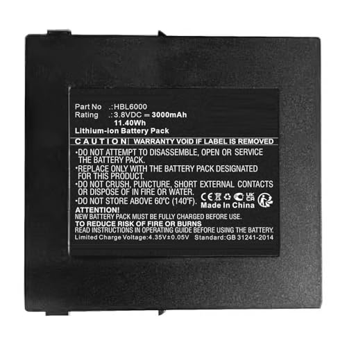 CoreParts Ersatzteil Battery 3.8V 3000mAh 11.40Wh for Urovo Barcode Scanner, MBXPOS-BA0640 von CoreParts