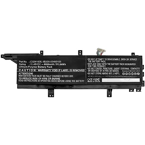 CoreParts Laptop Battery for Asus 91.84Wh Li-Polymer 11.48V, MBXAS-BA0270 CoreParts Laptop Battery for Asus 91.84Wh Li-Polymer 11.48V, MBXAS-BA0270 von CoreParts